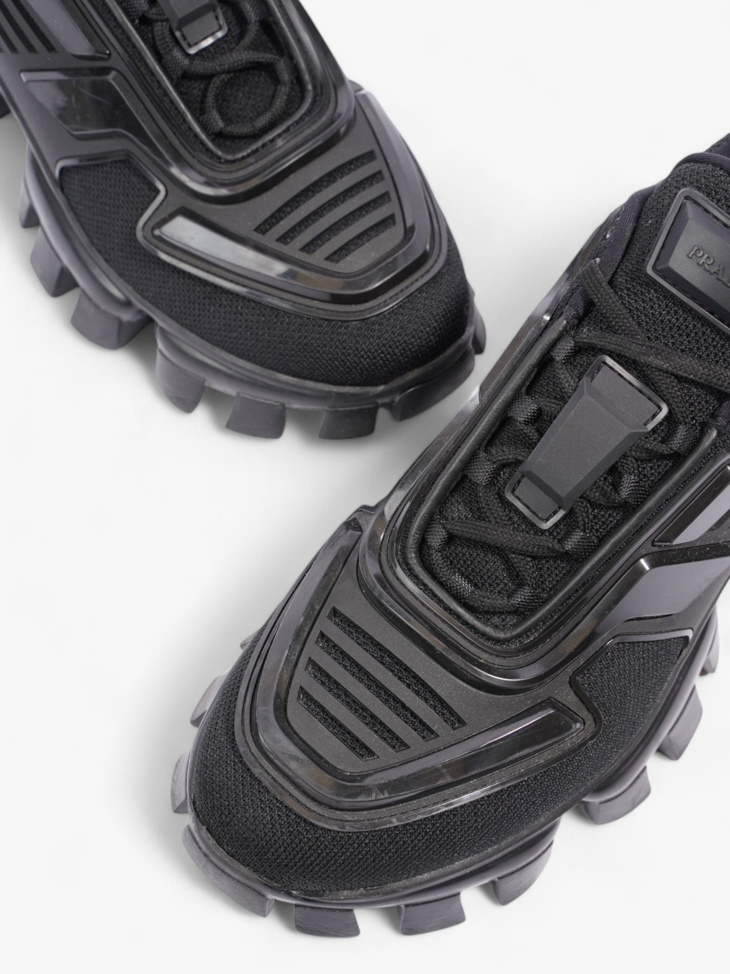 Prada Cloudbust Thunder Black / Red Knit EU 40 UK 6