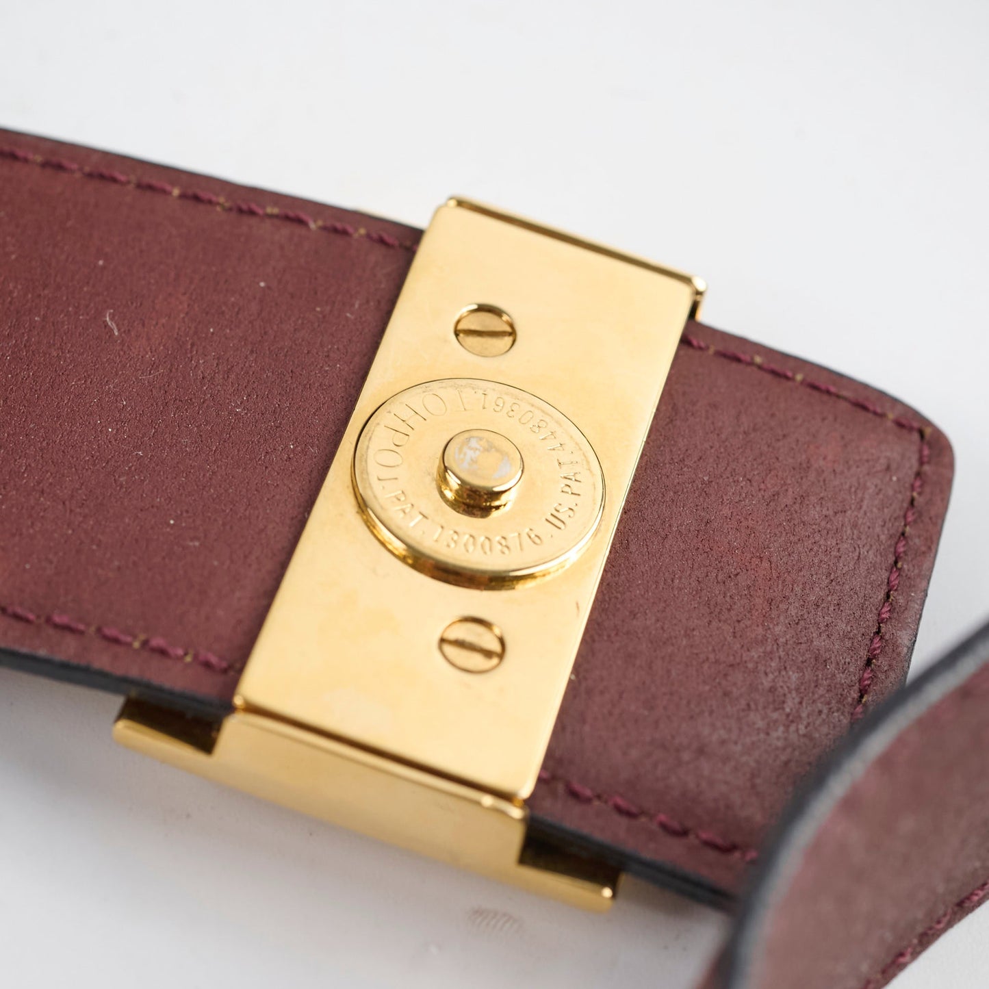 Celine Vintage Bucket Bag Burgundy