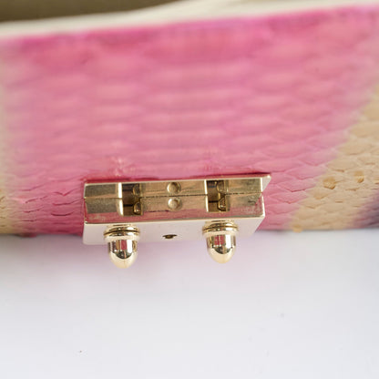 Christian Dior Miss Dior Python Flap Bag Multicolor