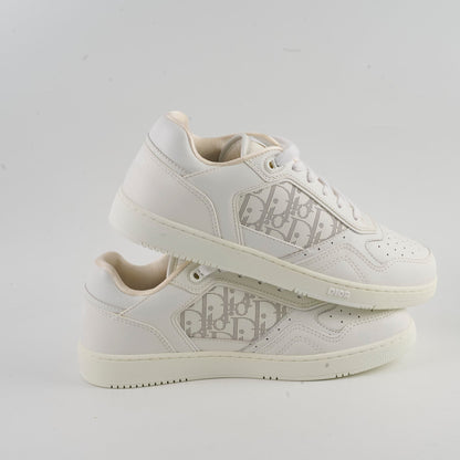 Christian Dior Men's Leather B27 Low Top Sneakers White Size 43