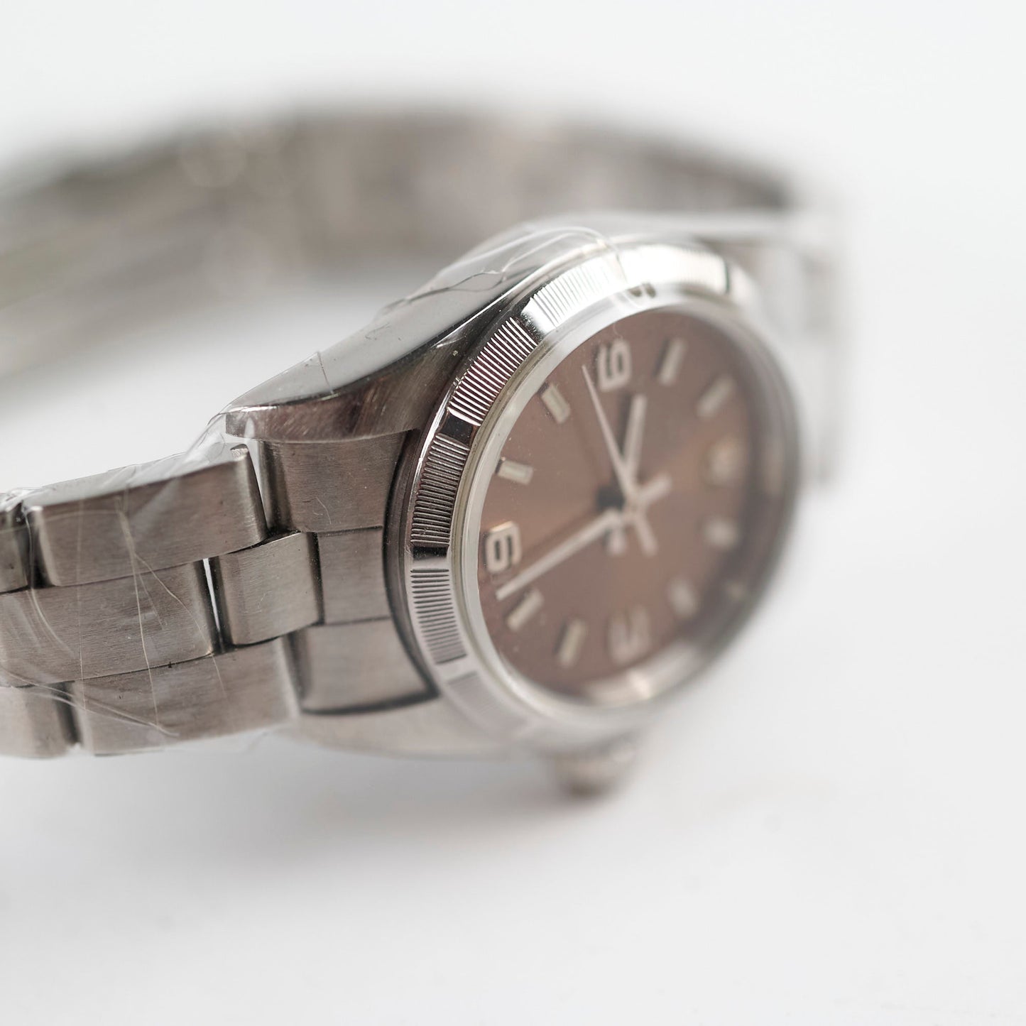 Rolex Oyster Perpetual Watch 24mm Brown Dial