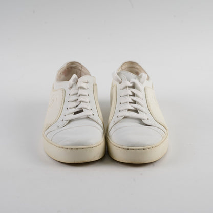 Chanel White Sneakers Size 37.5