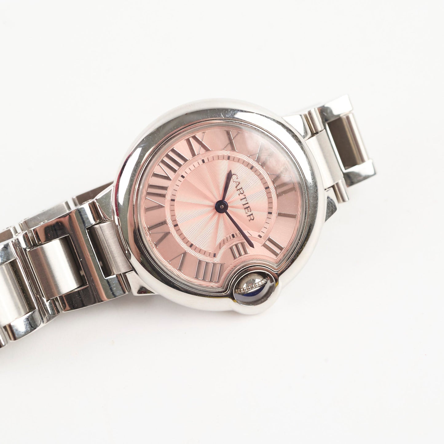 Cartier Ballon 33mm Watch Pink Face 819471ZX