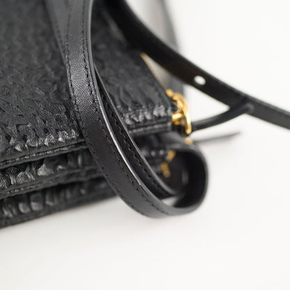 Celine Trio Crossbody Bag Black