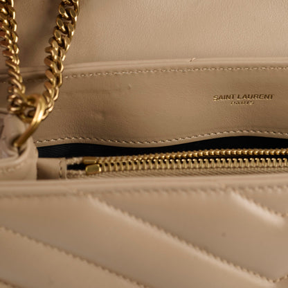 Saint Laurent Small Lou Lou Bag Beige