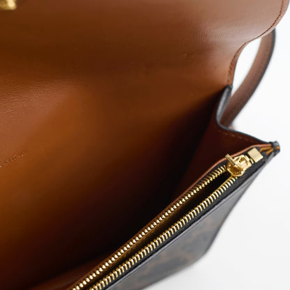 Celine Triomphe Canvas Wallet on Strap