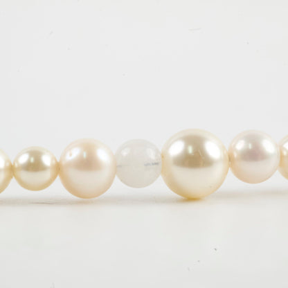 Chanel Long Pearl CC Crystal Necklace