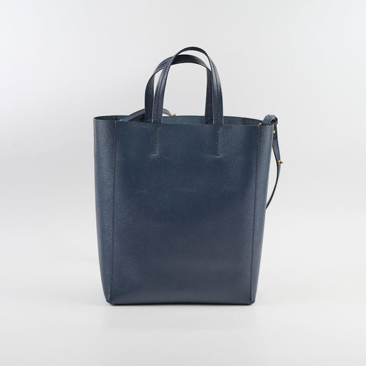 Celine Navy Shopper Tote