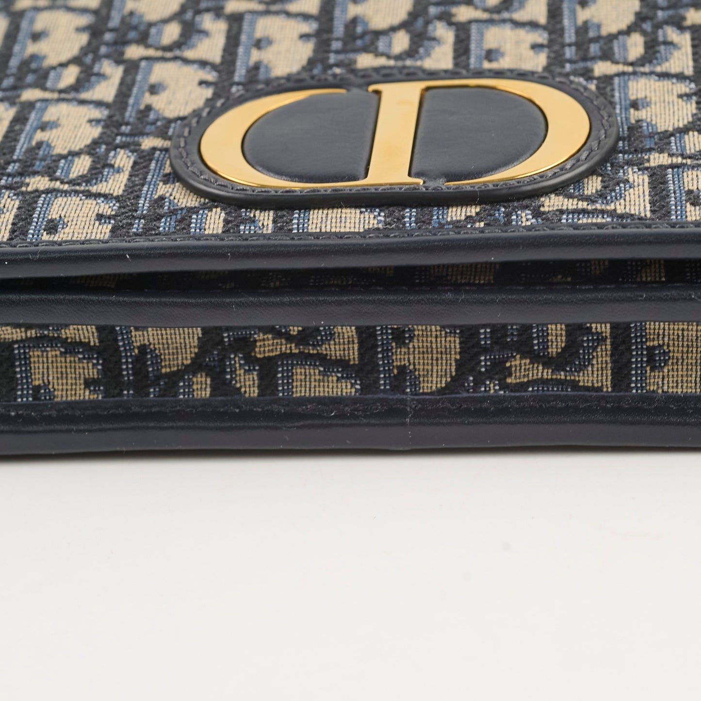 Christian Dior Montaigne Belt Bag with Chain Navy