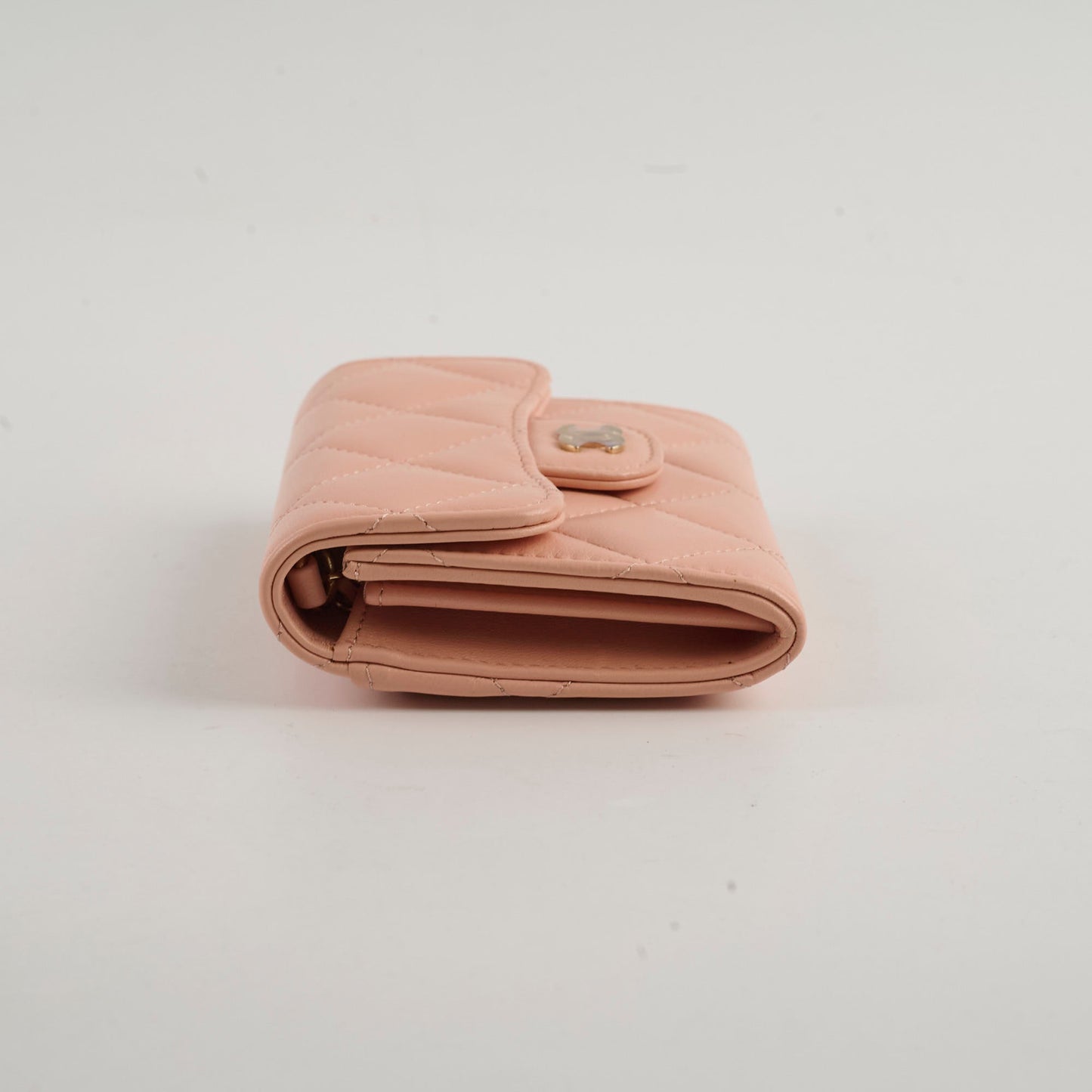 Chanel Card Holder On Chain Nude 31 Series