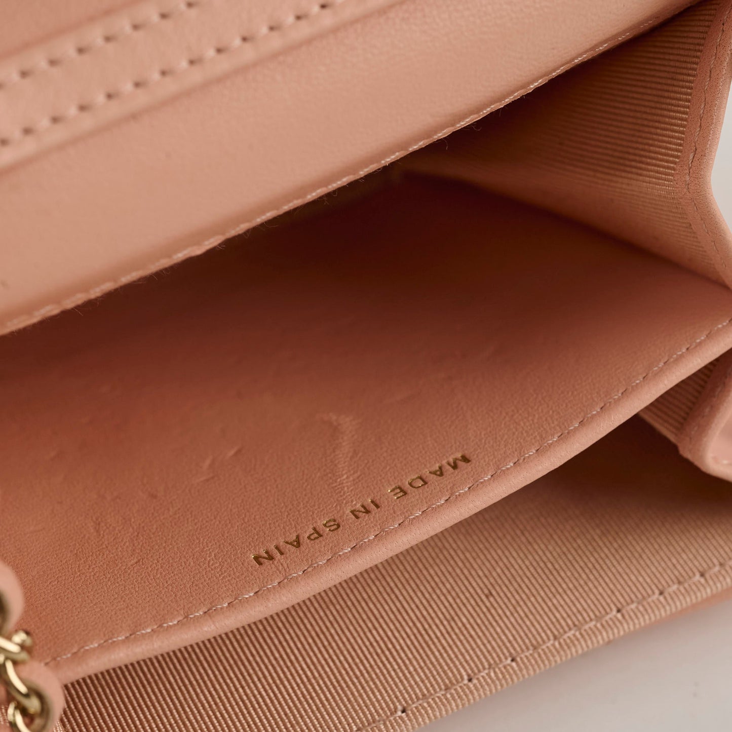 Chanel Card Holder On Chain Nude 31 Series