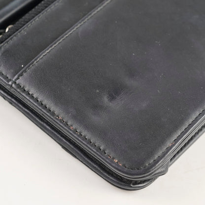 Chanel Calfskin Wallet on Chain WOC Black
