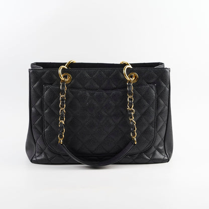 Chanel Caviar Grand Shopping Tote GST Black