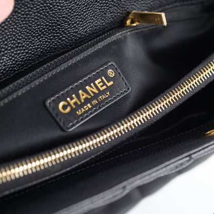 Chanel Caviar Grand Shopping Tote GST Black