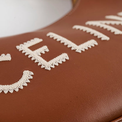 Celine Medium Ava Strap Bag in Smooth Calfskin Tan