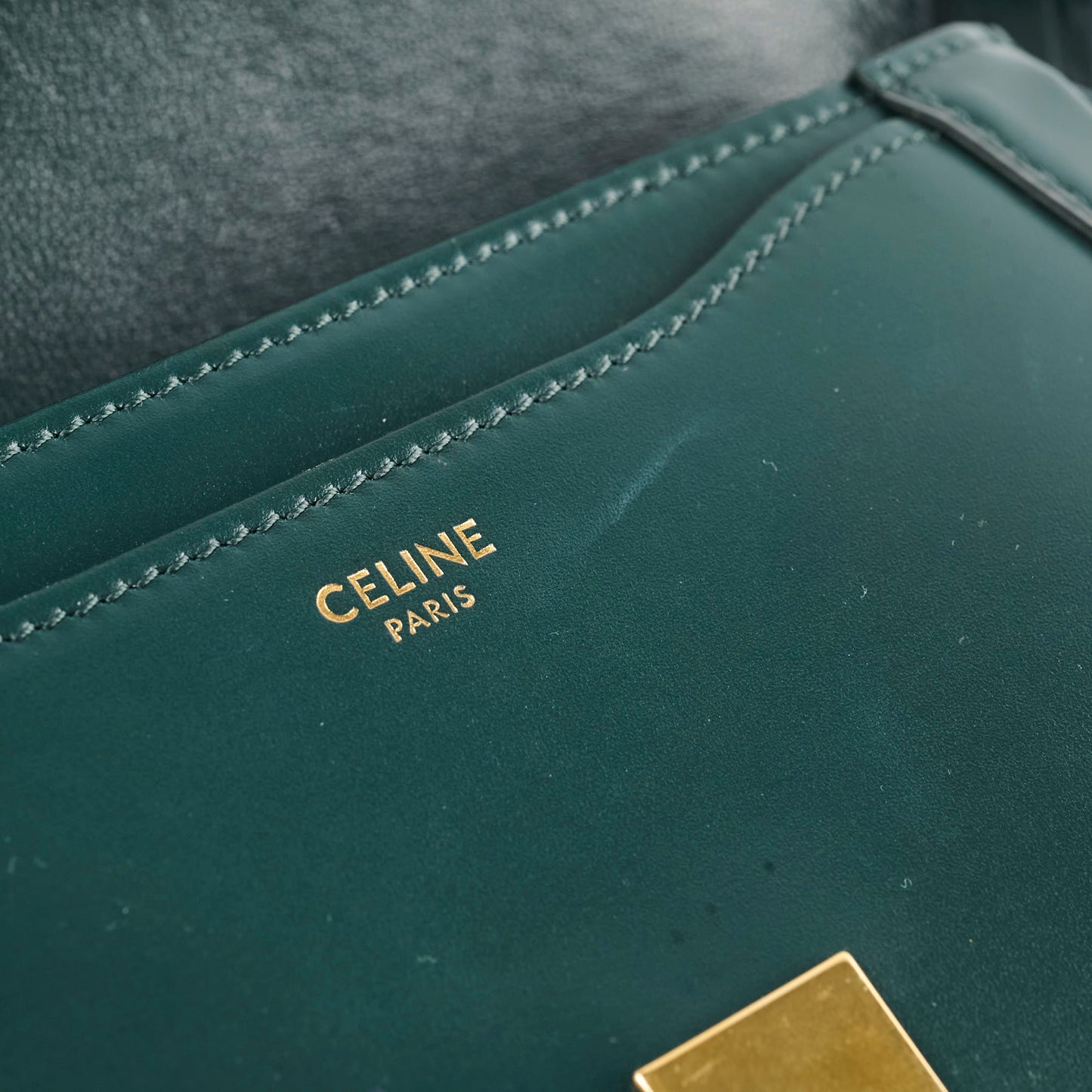 Celine Small Besace Bag Green