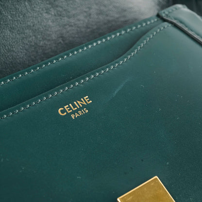 Celine Small Besace Bag Green