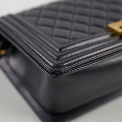 Chanel Boy Old Medium Lambskin Black