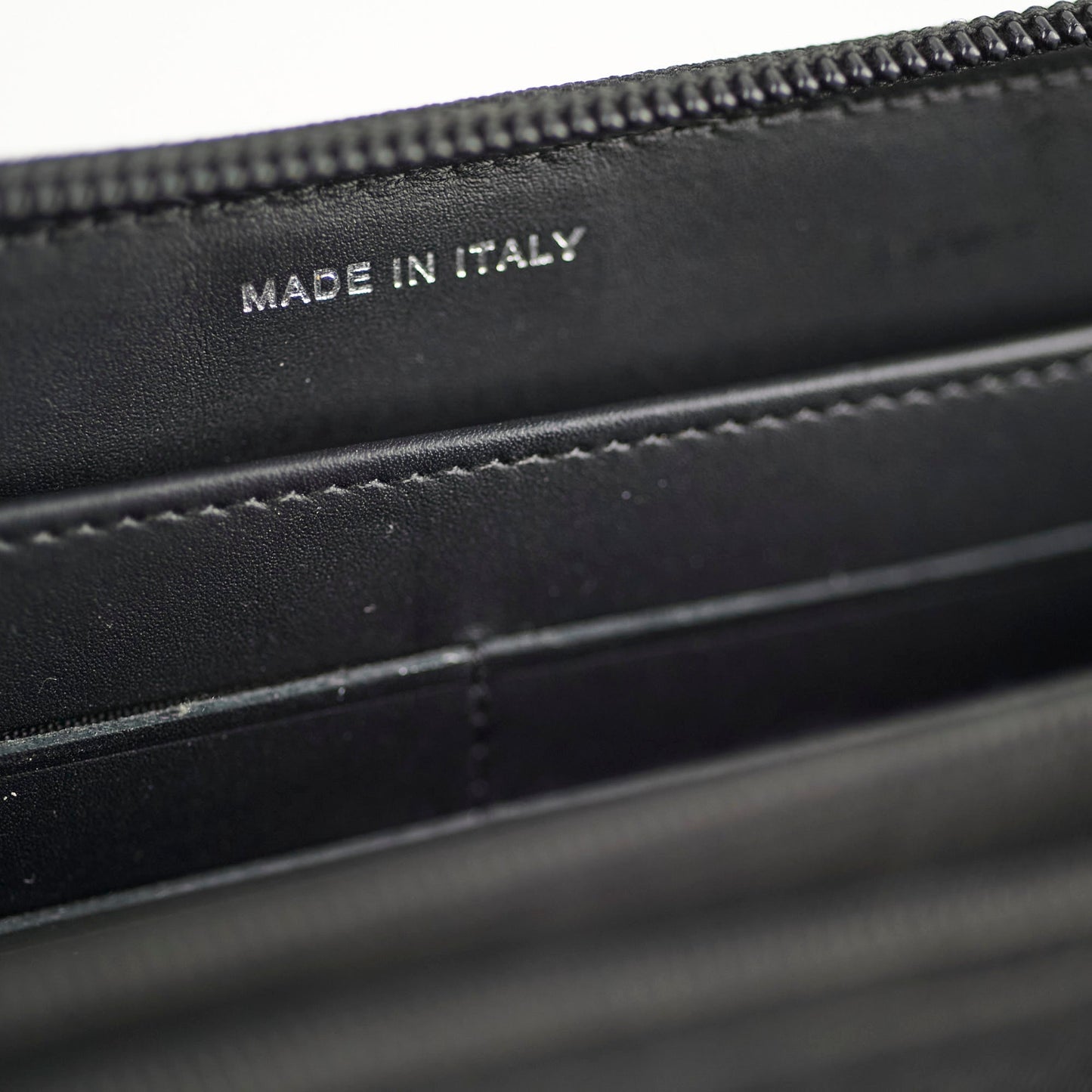Chanel Boy Caviar Long Wallet Black