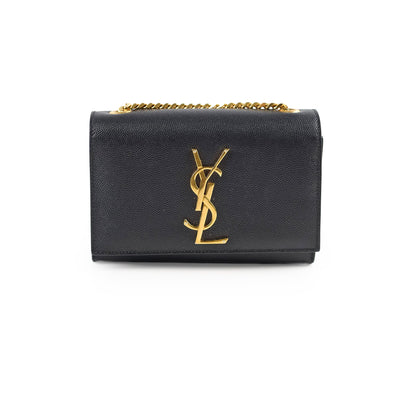 Saint Laurent Kate Small Black Grain
