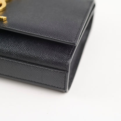 Saint Laurent Kate Small Black Grain