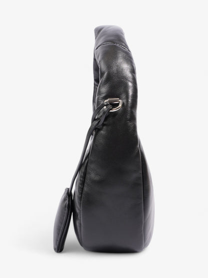 Prada Soft Padded Shoulder Bag Black Nappa Leather
