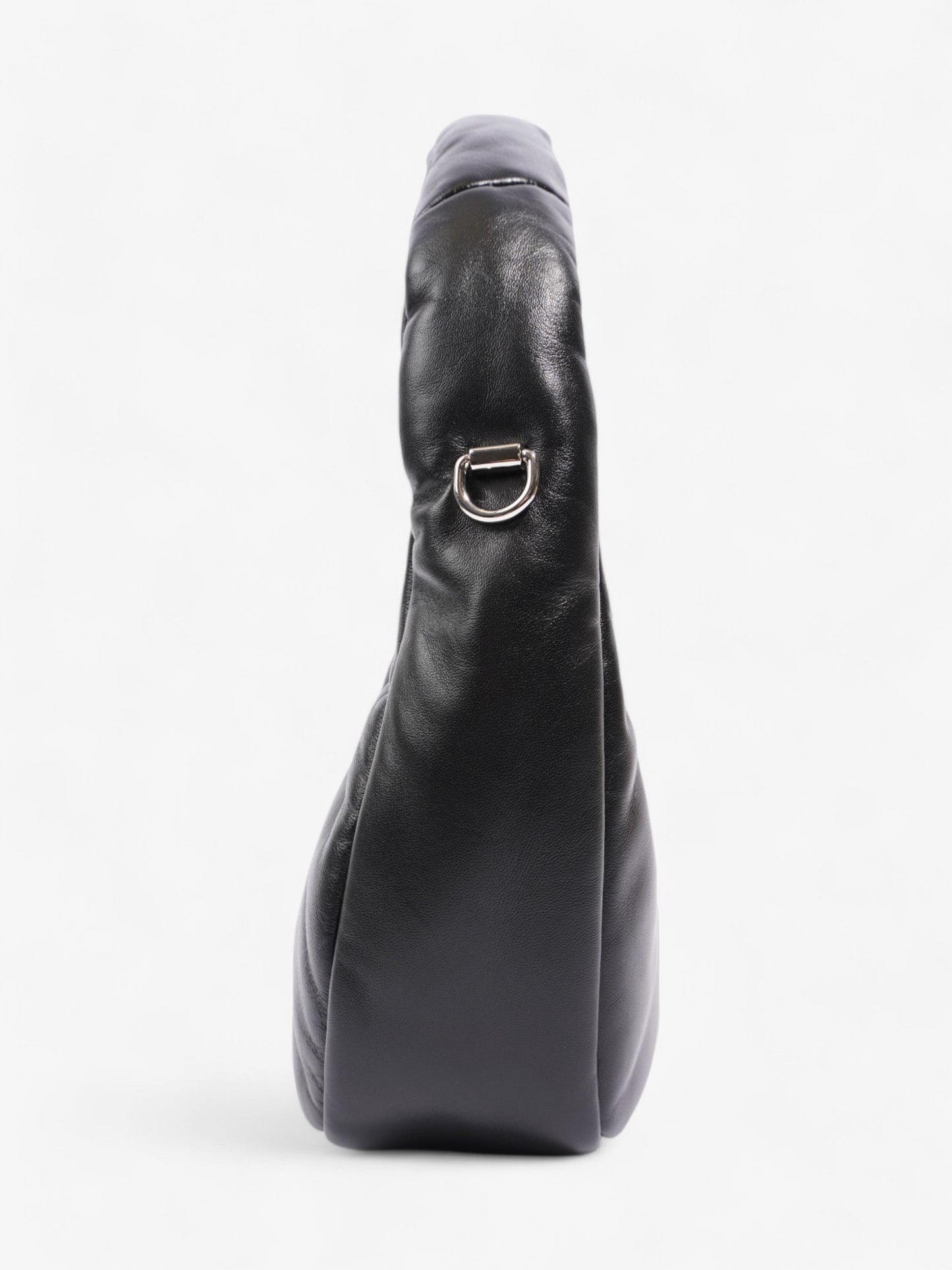 Prada Soft Padded Shoulder Bag Black Nappa Leather