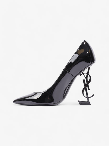 Saint Laurent Opyum Heels 110 Black Patent Leather EU 37 UK 4