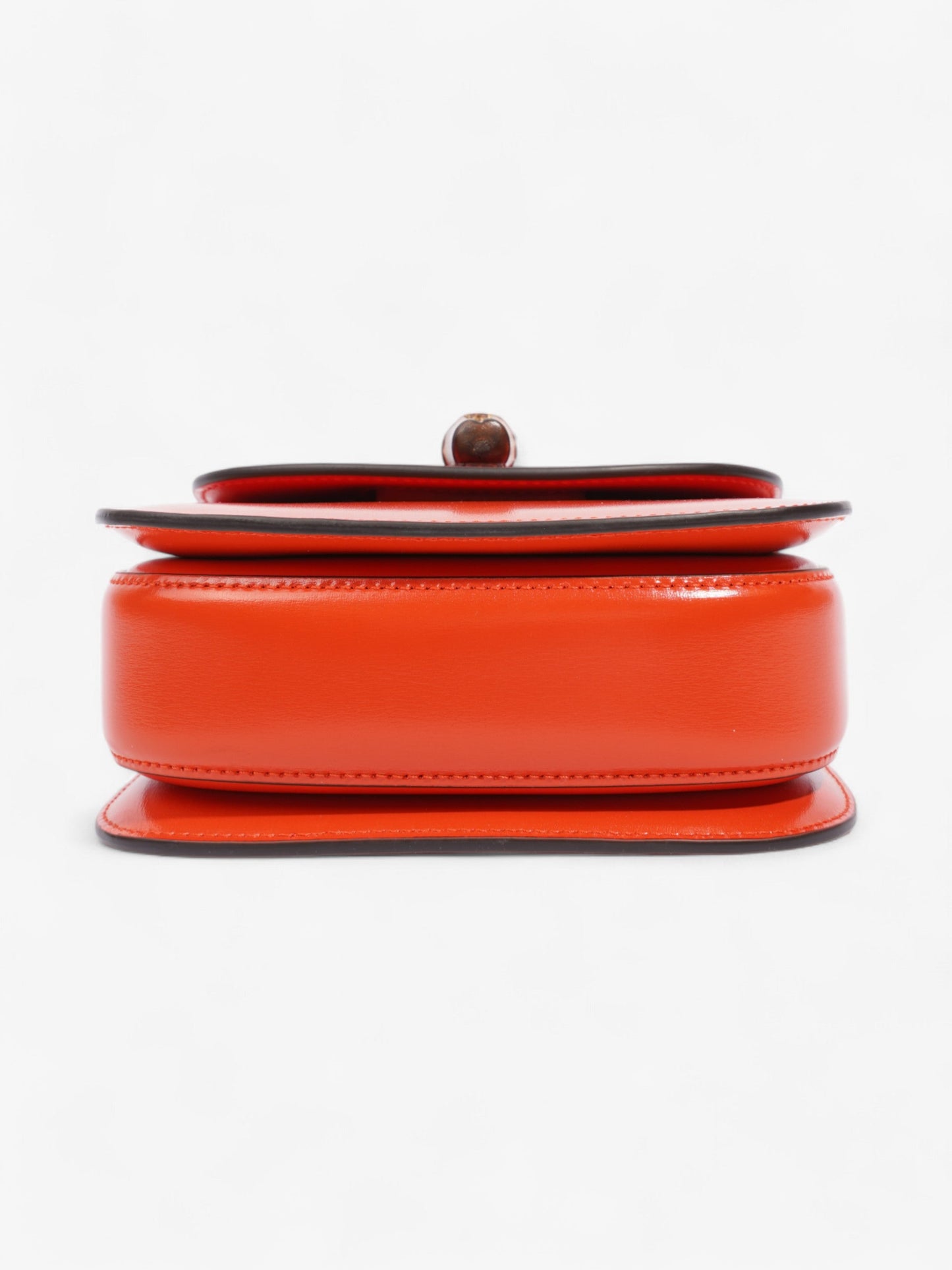 Gucci Bamboo 1947 Orange Leather Mini