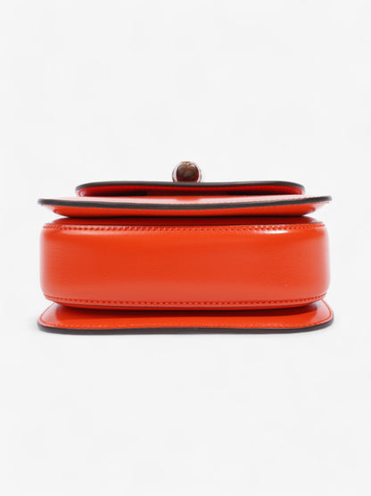 Gucci Bamboo 1947 Orange Leather Mini