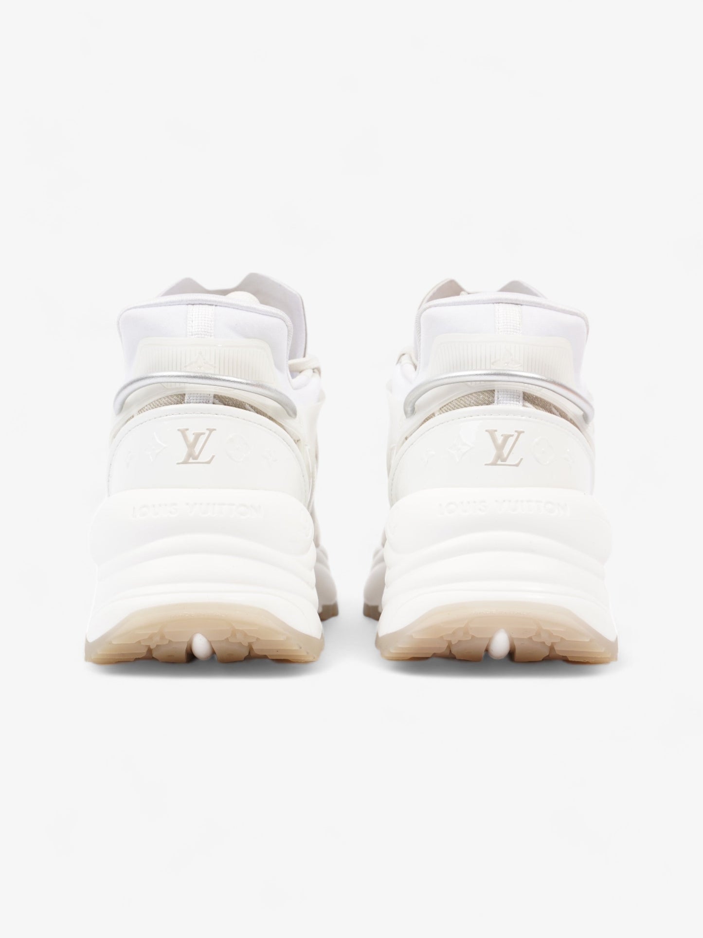 Louis Vuitton Run 55 Ivory / White Mesh EU 39 UK 6