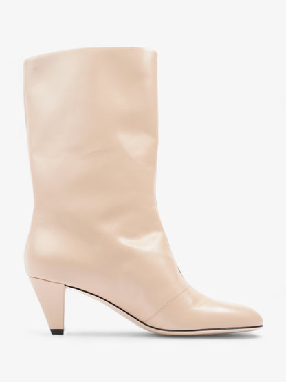 Fendi Fendi FF Caligula BooTS 60 Nude Leather EU 39 UK 6