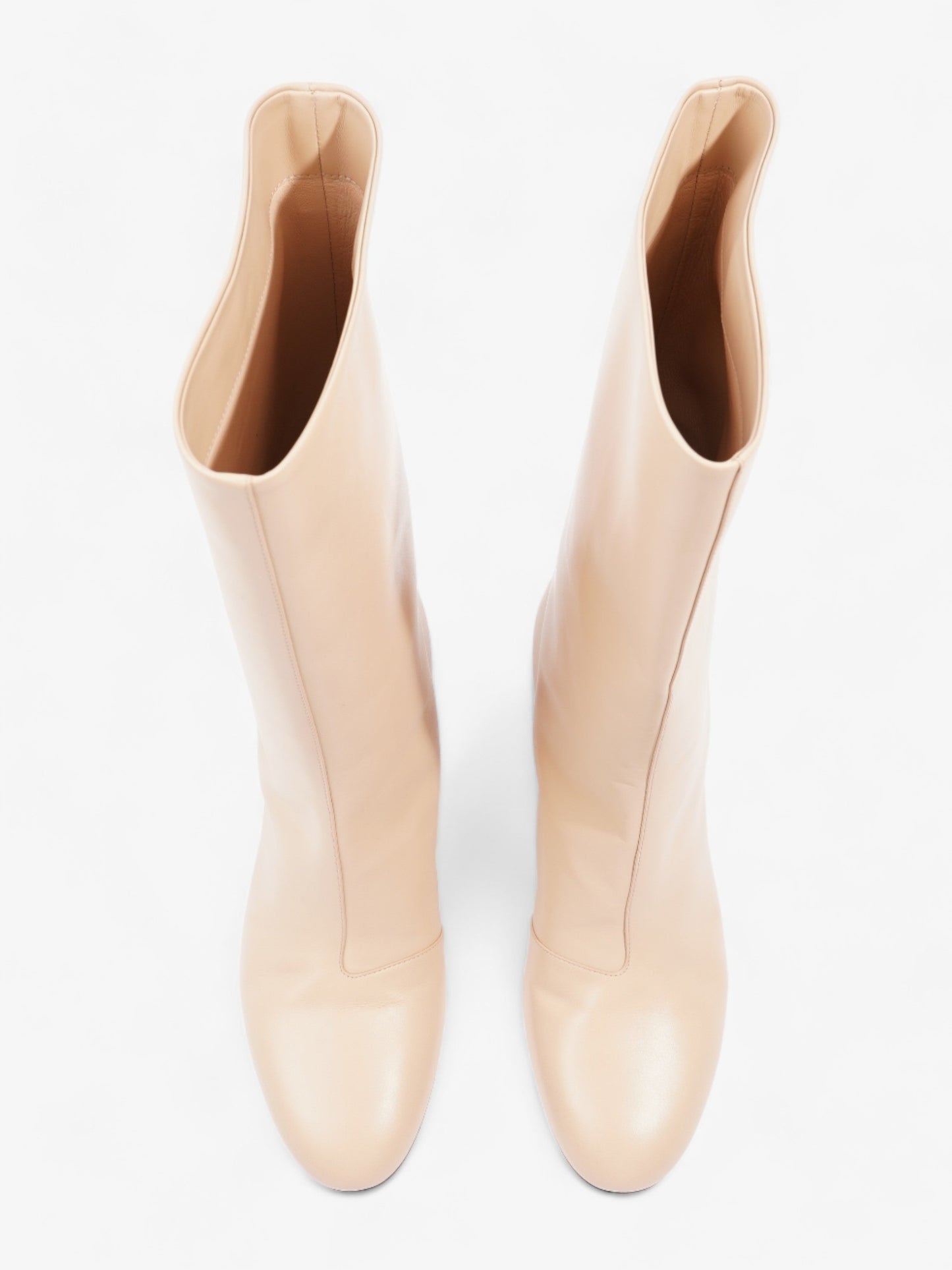 Fendi Fendi FF Caligula BooTS 60 Nude Leather EU 39 UK 6