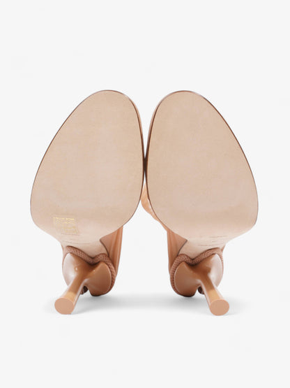 Burberry Sock Style Ankle Boot 110 Nude Fabric EU 38 UK 5