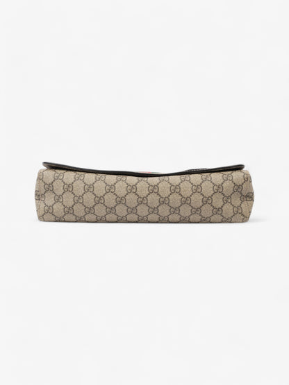 Gucci Web Messenger GG Supreme / Green / Red Canvas