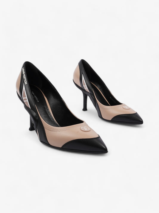 Louis Vuitton Archlight Pumps 80 Nude / Black Leather EU 40 UK 7