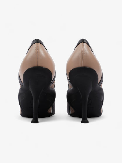 Louis Vuitton Archlight Pumps 80 Nude / Black Leather EU 40 UK 7