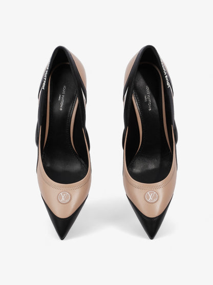 Louis Vuitton Archlight Pumps 80 Nude / Black Leather EU 40 UK 7