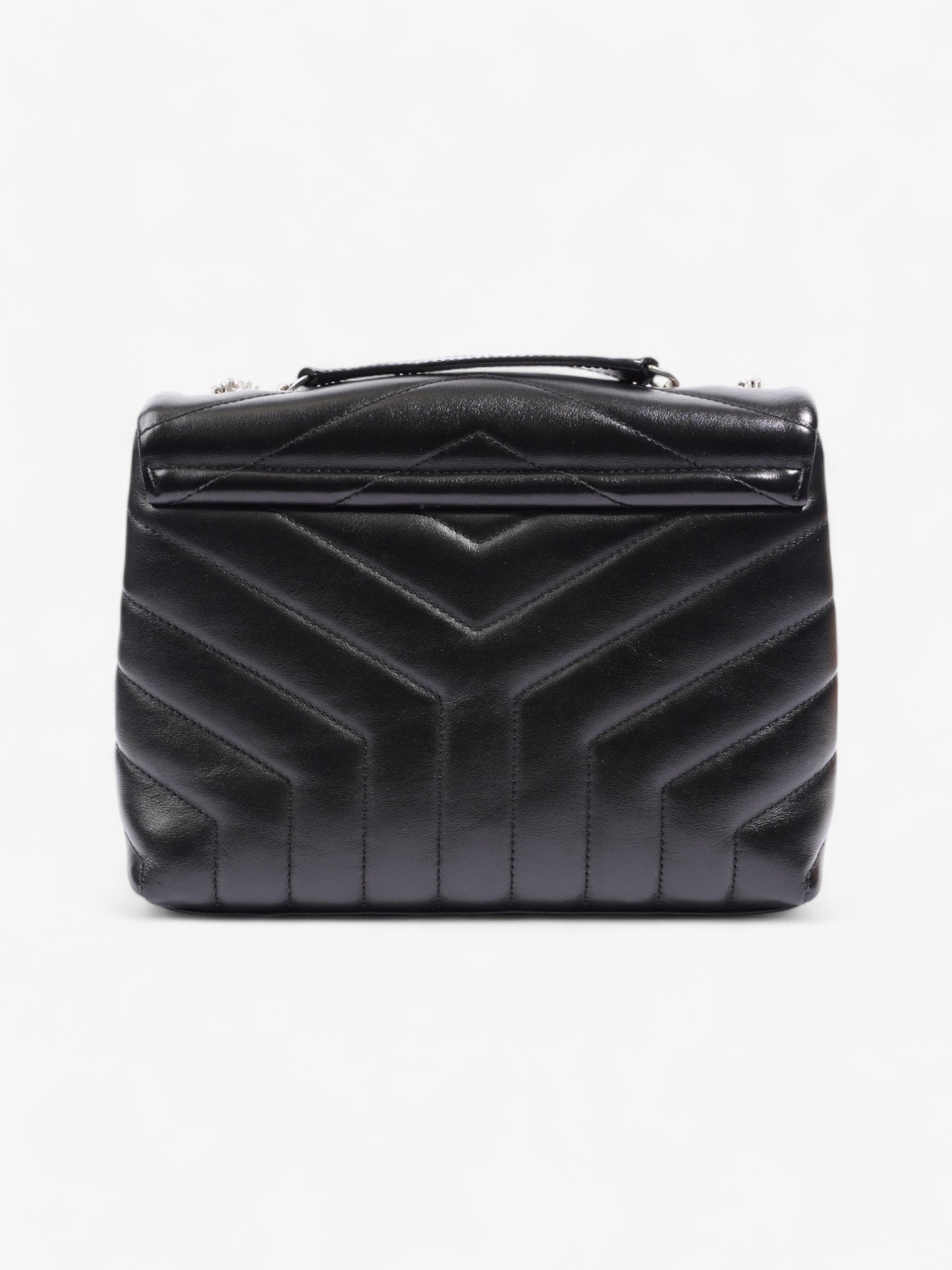 Saint Laurent Lou Lou Black Lambskin Leather Small