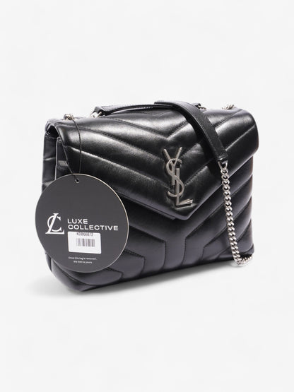 Saint Laurent Lou Lou Black Lambskin Leather Small
