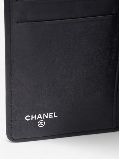 Chanel Boy Wallet Black Lambskin Leather