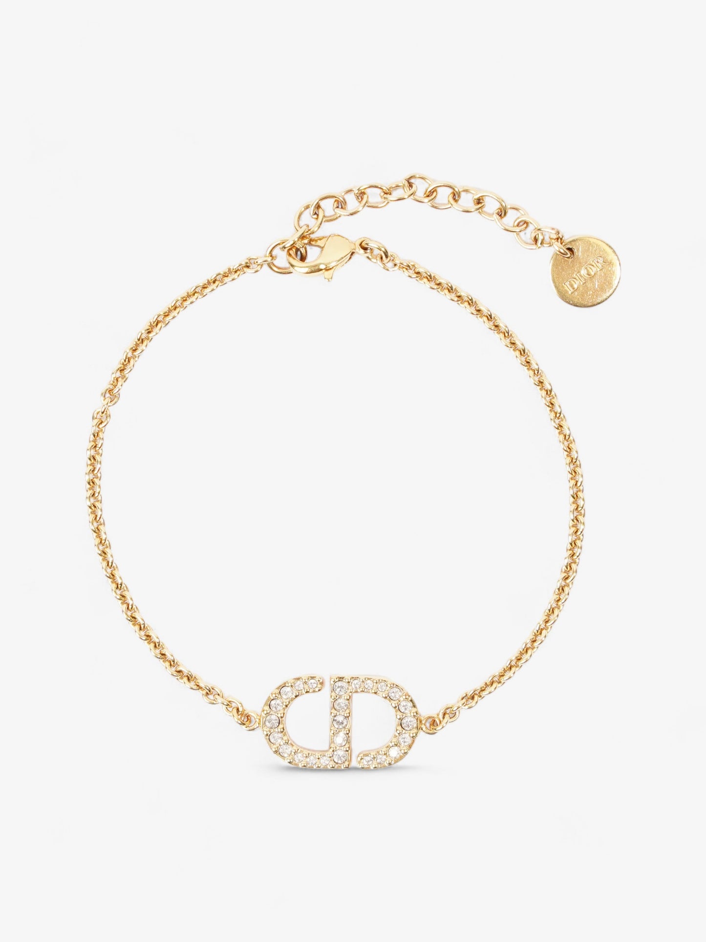 Christian Dior Petite CD Bracelet Gold Gold Plated