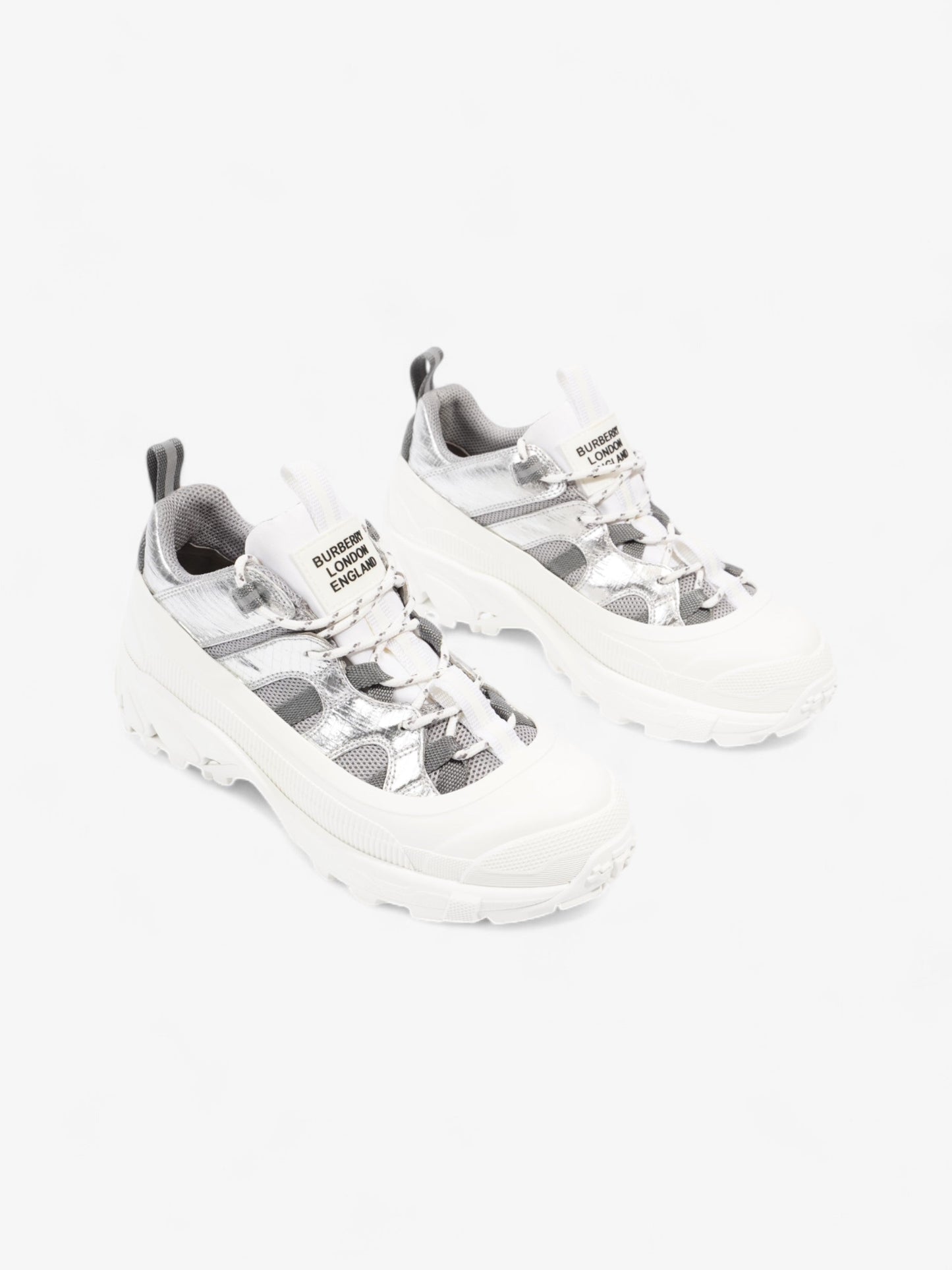 Burberry Arthur White / Silver Mesh EU 39.5 UK 6.5