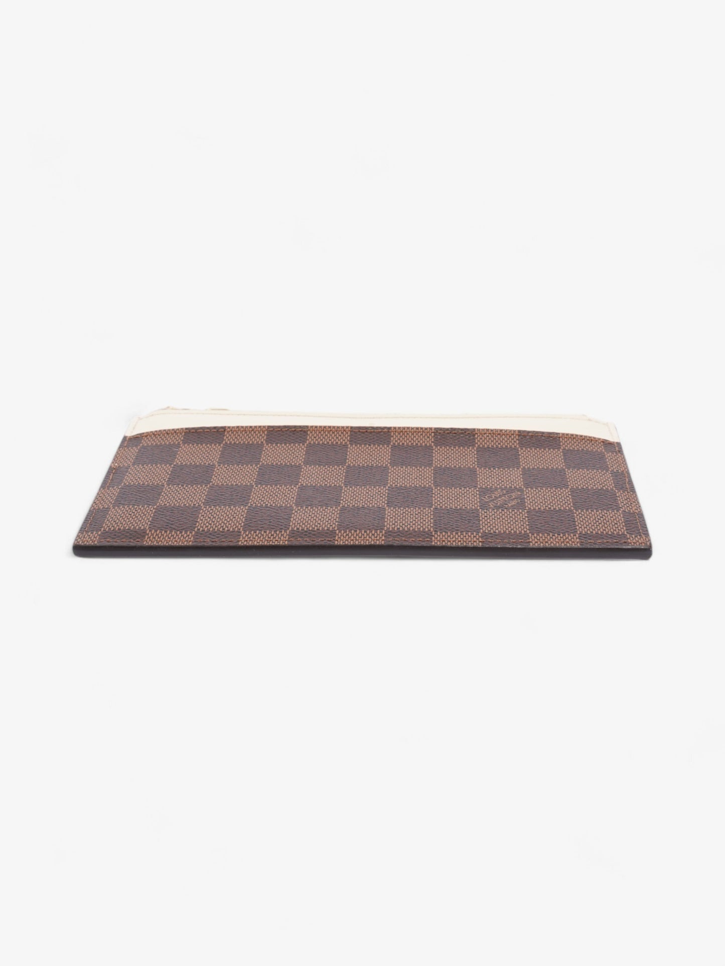 Louis Vuitton Slim Purse Damier Ebene / Cream Canvas