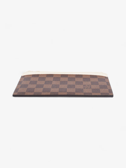 Louis Vuitton Slim Purse Damier Ebene / Cream Canvas