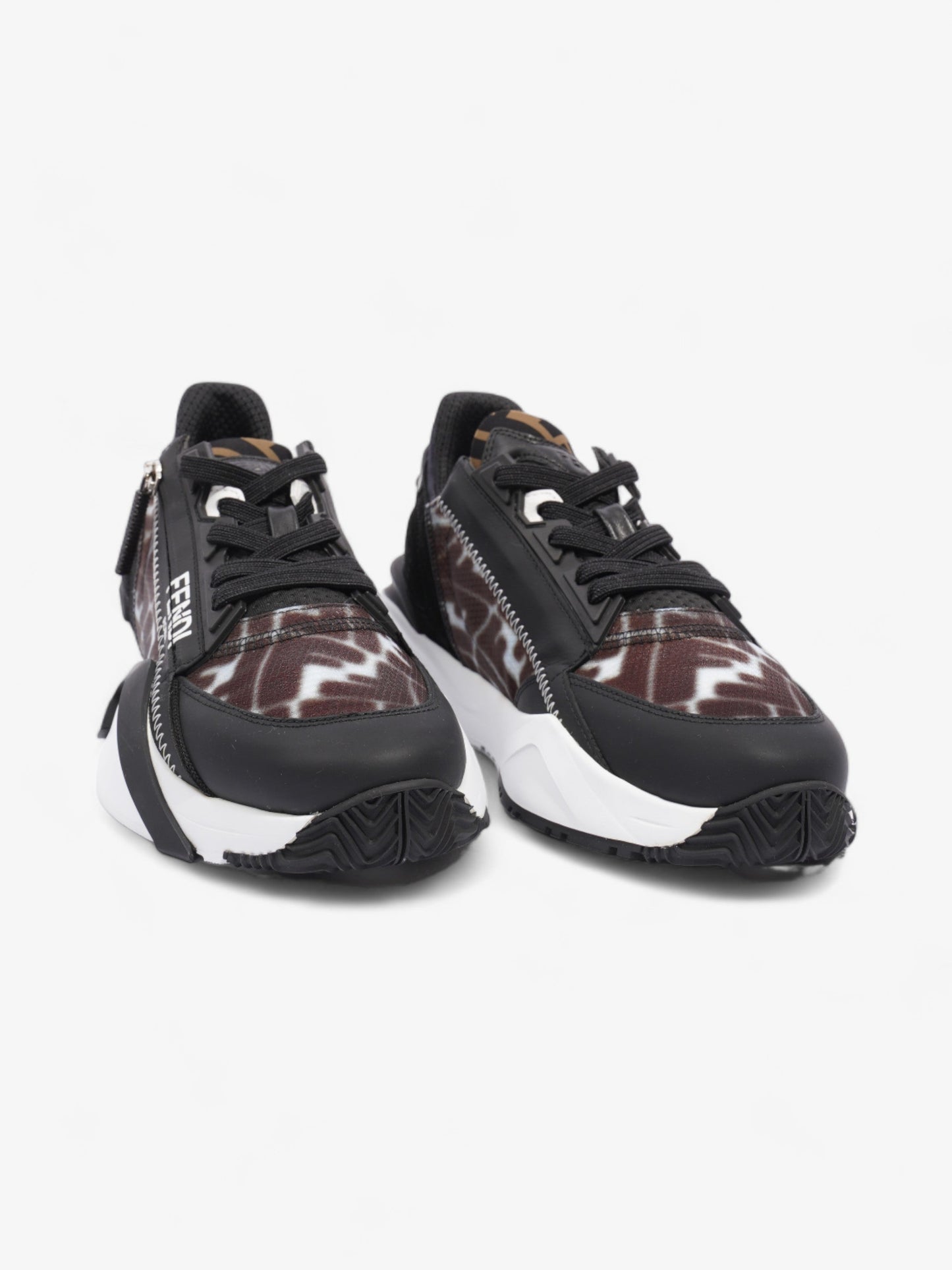 Fendi Fendi Flow Black / Brown Nylon EU 37 UK 4