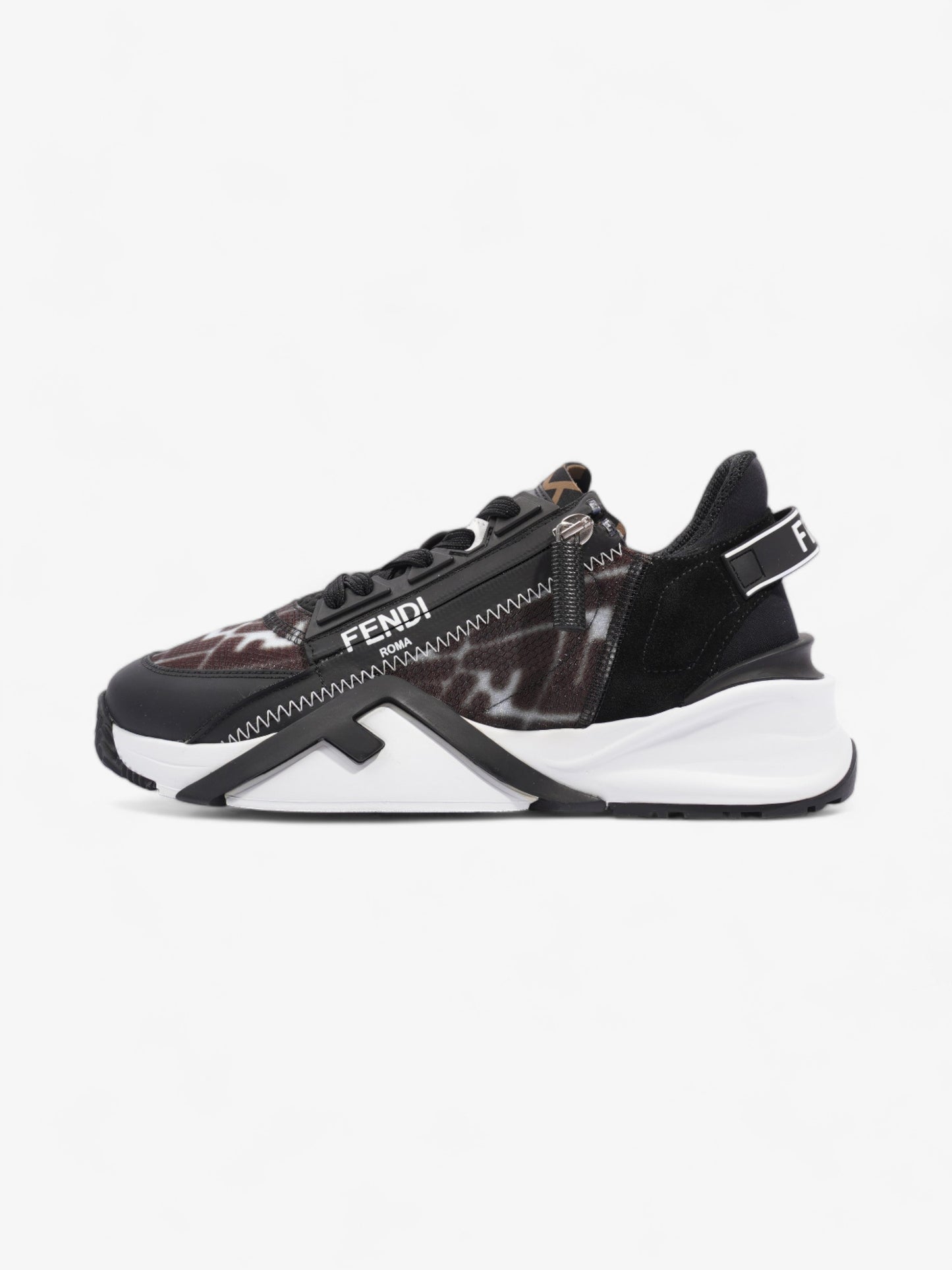 Fendi Fendi Flow Black / Brown Nylon EU 37 UK 4
