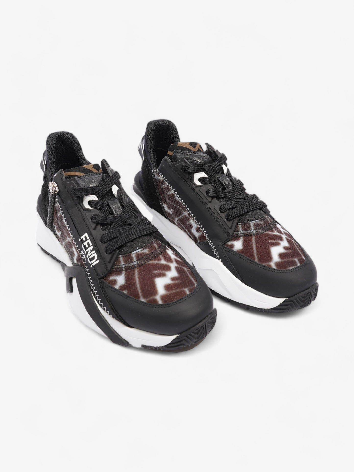 Fendi Fendi Flow Black / Brown Nylon EU 37 UK 4
