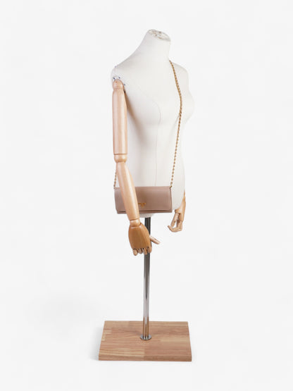 Prada Cameo Wallet on Chain Rose Beige  Saffiano Leather