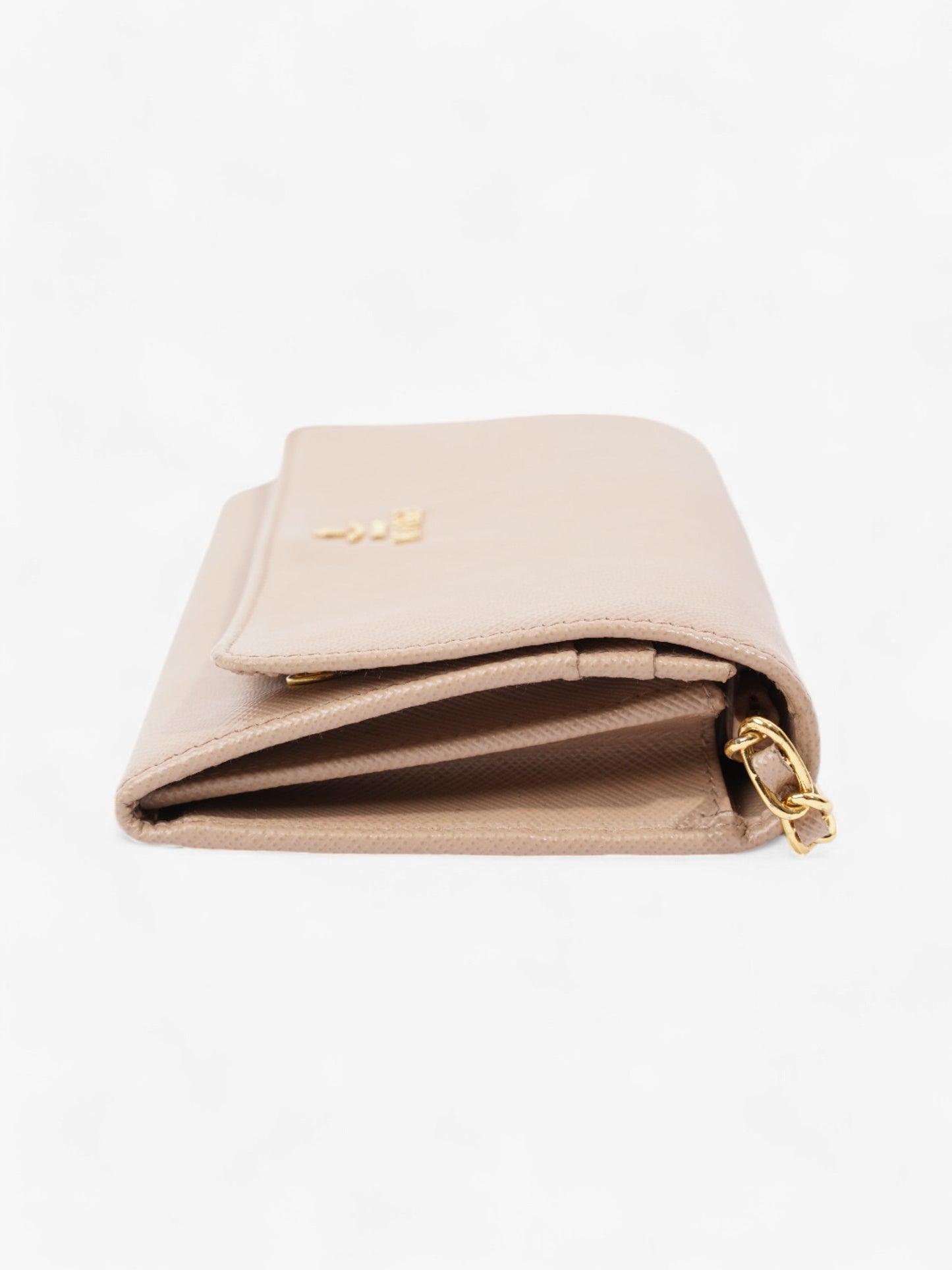 Prada Cameo Wallet on Chain Rose Beige  Saffiano Leather